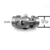 Heavy Duty Swing Out Door Bar Kit Steel Hinged for