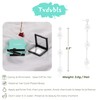 Txdvbls Dangle Earrings for Women Hypoallergenic Silver Flower Drop Earring