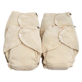 ImseVimse Nappies One Size, Natural, Pack of 4