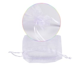 Tyhbelle Pack of 100 Organza Bags - 10 x 15 cm - Pretty Little Organza Bags (Multi-Coloured)