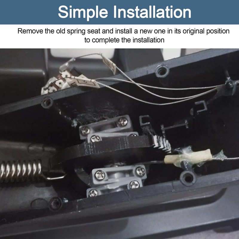 Spring Mount Toe Gear Replacement Stringk/Pro Flight Rudder Pedals Pedals