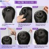 510PCS Black Bobby Pins Hair Pins Kit with Hair Net,