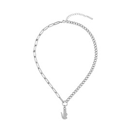 Lacoste Women's CROCODILE Collection Pendant Necklace Embellished with Crystals - 2040148