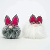 MeraVic 5" Grey/White Gnome Bunny Critter Key Chains