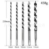 Wood Drill Bit Set, 23 cm Long, Auger Drill Bit