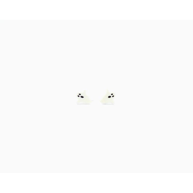 Handmade Ghost Stud Earrings