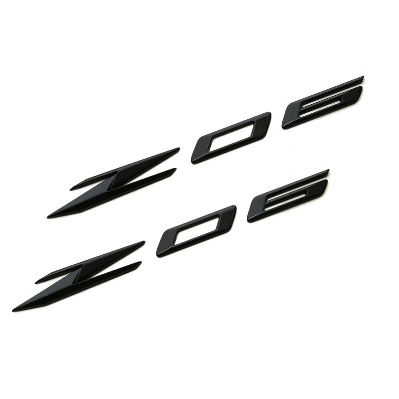 2Pcs Z06 Emblems 3D Badge Nameplate Letter Compatible with 2023-2024