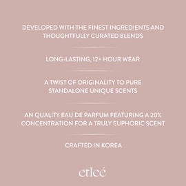 ETLEÉ Twilight Bloom Eau de Parfum 1.01oz, Long Lasting Perfume Inspired by CH Good Girl, Floral Notes With Vanilla, Almond, Amber, Sandalwood, Citrus & Jasmine, Luxury Fragrance for Women & Men