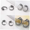 SAFIGLE 2 Pairs Men's Fashion Statement Earrings Dragon Hoop Earrings