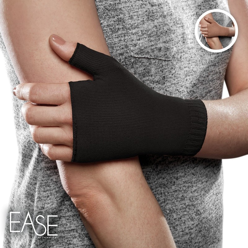 Ease Opaque Lymphedema Gauntlet - Small - Sand - 30-40