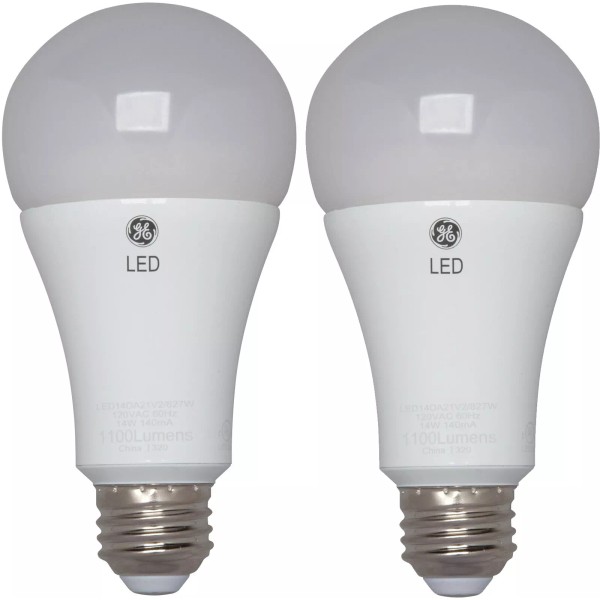 GE Lighting 66133 LED A21 Light Bulb with Medium Base,