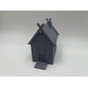 HAUTICO House and Graveyard Scene, Terrain Scenery for 18mm Miniatures