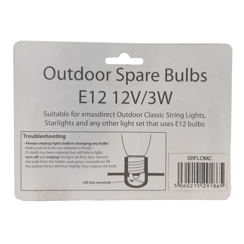 Christmas Direct Spare Bulbs Garden Fairy Lights - SBFLOMC -