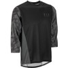 Fly Racing RIPA 3/4 Sleeve Jeresy (Black/Grey Camo, Medium)