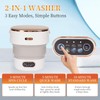 Mini Portable Washing Machine,16L Foldable Small Washing Machine,3 Cleaning Modes