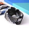 BISONSTRAP Nylon Watch Bands 19mm, Adjustable Braided Loop Straps for