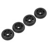 4Pcs Luggage Wheels 360 Degree Rotation Quiet Operation Replacement Universal