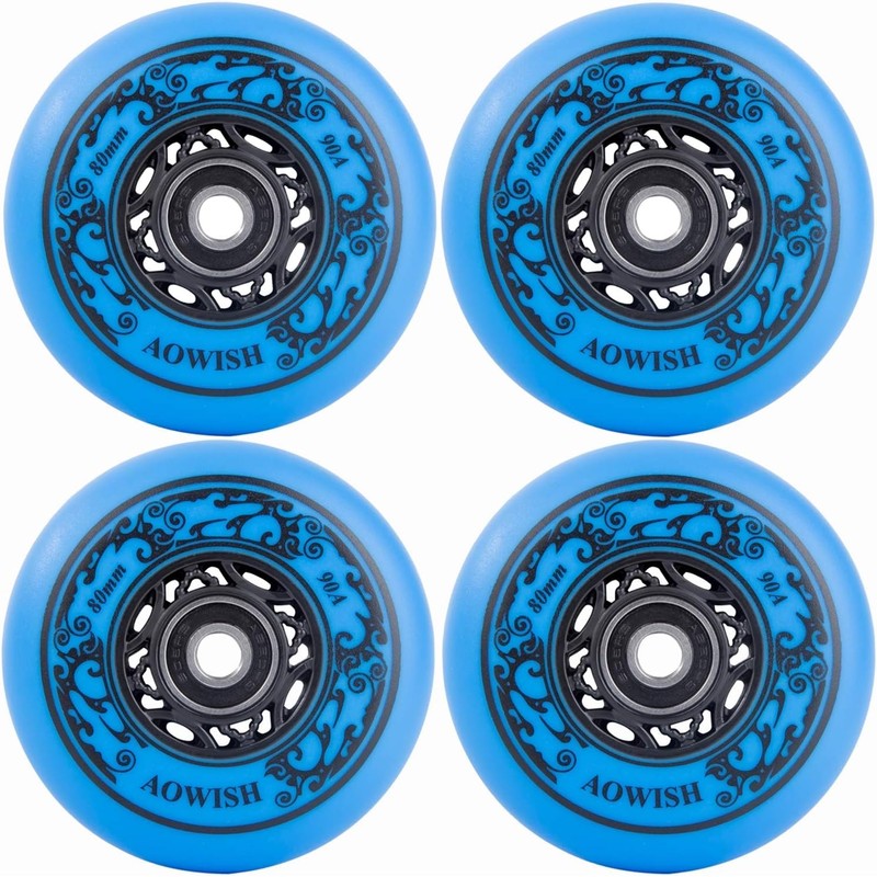 AOWISH Inline Skate Wheels Outdoor Asphalt Formula Aggressive Roller Blades
