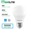 MaxLite A19 LED Bulb, Enclosed Fixture Rated, 60W Equivalent, 800