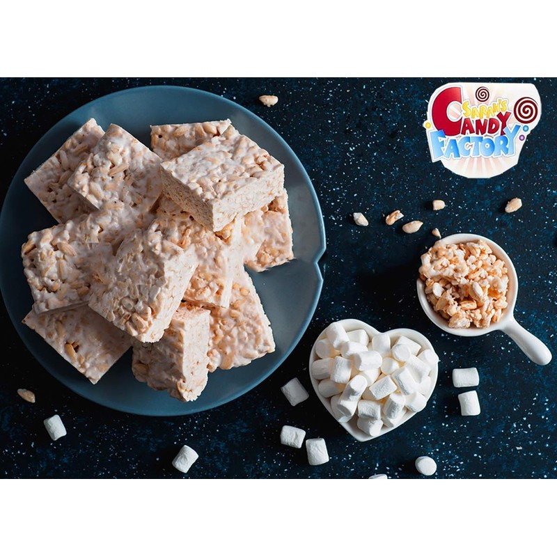 Sarah's Candy Factory Vanilla Mini Dehydrated Marshmallows in Jar, 1