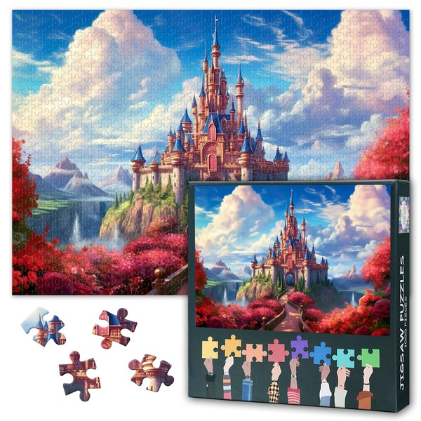 Castle Jigsaw Puzzles for Adults 1000 Piece - Challenging Puzzle