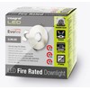 Integral Evofire Fire Rated GU10 Downlight Satin Nickel With Insulation