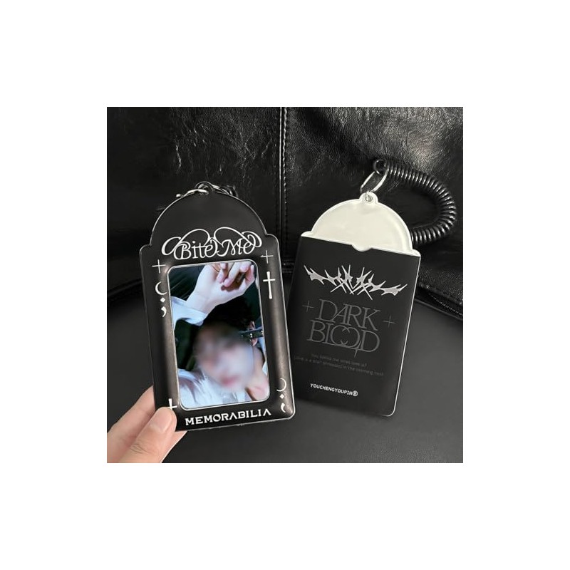 Kpop - Soporte para tarjetas fotográficas para niñas, diseño de