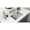 Ruvati 16 x 11 inch Brushed Stainless Steel Rectangular Bathroom