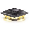 SIEDiNLAR 4x4 Solar Post Lights 50 Lumens 2 Modes, Post