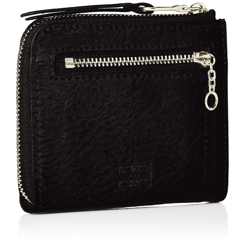 Soratina Italian Leather Compact Wallet Smart Wallet, Black