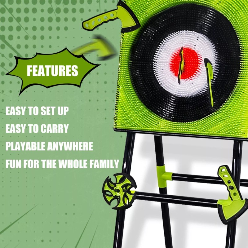 WESTTUNE Luxurious Axe Throwing Game for Backyard，Famil