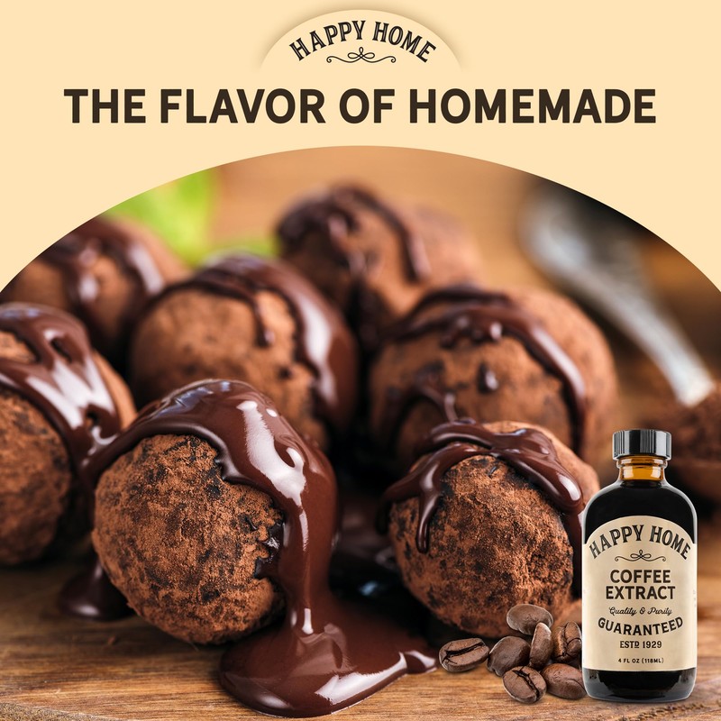 Happy Home Premium Natural Coffee Flavor - Certified Kosher, 4