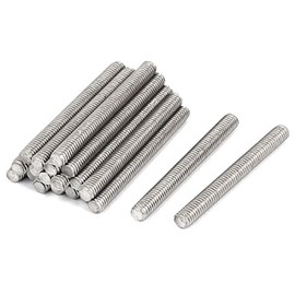 uxcell M4 x 40mm 304 Stainless Steel Fully Threaded Rod Bar Studs Fasteners 20 Pcs