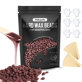 Wax Beads for Coarse Hair Removal, 3lb No Rosin Unscented Wax Beans for Sensitive Skin Women, Hard Wax Beads for Full Body, Face, Brazilian, Bikini, Low Melting Point Home Waxing Beads for Leg, Lip