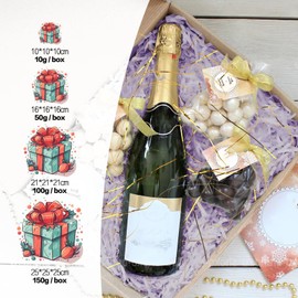 TXXATX 270 g Shredded Paper Filling Material Gift Purple Hamper Shred Raffia Packaging Material Filling Material Gift Filling for Packages Gift Box Gift Basket DIY Decoration