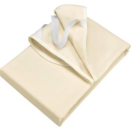 Erwin Müller Eisleben Organic Mattress Topper Boil-Proof Molton Natural Size 90 x 190 cm