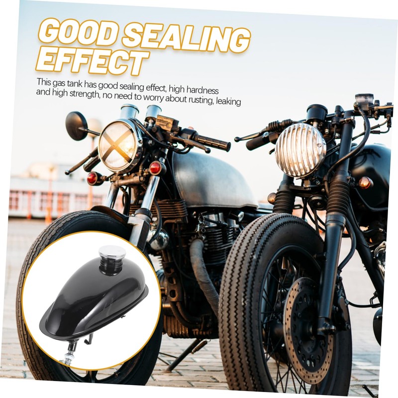 ABOOFAN Mini Bike Gas Tank for Engines Durable Iron Motorcycle