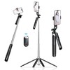 Selfie Stick, Wireless Mini Tripod Stand, For Both Tripods/Monopods, 360°