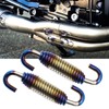 YnGia 2PCS 55mm Motorcycle Exhaust Pipe Spring, Universal Stainless Steel