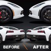 NDRUSH Blackout Side Marker Lights & Reflectors Vinyl Tint Film