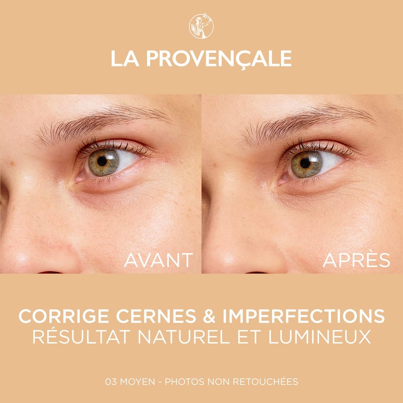 La Provençale Le Concealer Light Natural 03 Medium, 7.5 ml