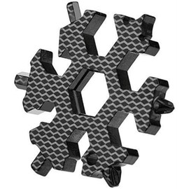 Tools Kits Creative Snowflake 19-in-1 Metal Spanner Screwdriver Bottle Opener EDC Tool - 2#, Home Useful Tools