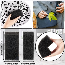 Cunhill Hat Cleaner Kit 6 Pieces Hat Brush Sponge Cleaner Kit Felt Western Cleaning Removes Lint and Dirt