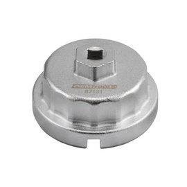 OEMTOOLS 87131 64.5 mm 14 Flute Oil Filter Wrench, Oil Filter Cap Wrench for 2.0 to 5.7L Engines, For Use with Toyota, Oil Cap Filter Wrench Prevents Slippage, Easy Cap Release