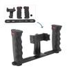 Universal Phone Cage, Horizontal Vertical Switching Smartphone Video Rig with