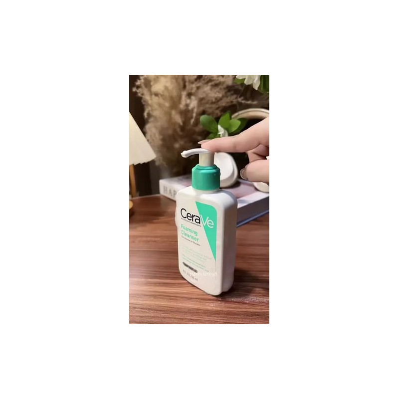 Cerave Gel Limpiador Espumoso Uso De Día O Noche 236ml