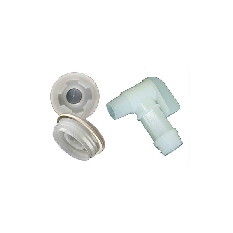 Bung Cap 2" with 3/4" Knock Out Fine Thread and