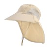 SZETOSY Kids Sun Hat with Neck Flap - Adjustable Summer