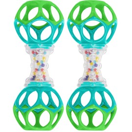 Bright Starts Sonajero Oball Shaker | Recién Nacido+ | Paquete de 2