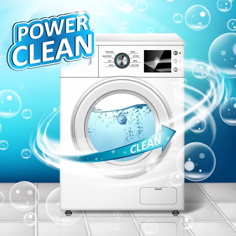 Washing Machine Cleaner Descaler Tablets: Maravello Highly Efficient Laundry Deodorizer